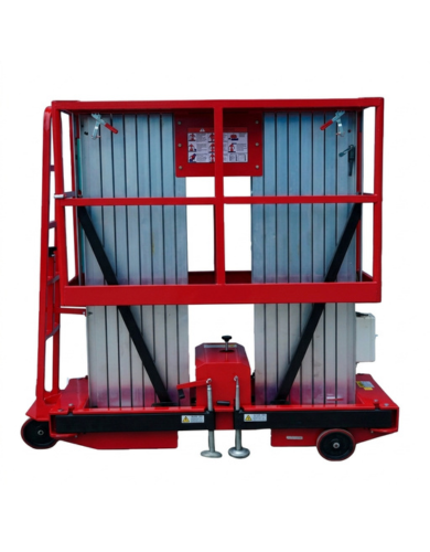 dual mast arial work platform